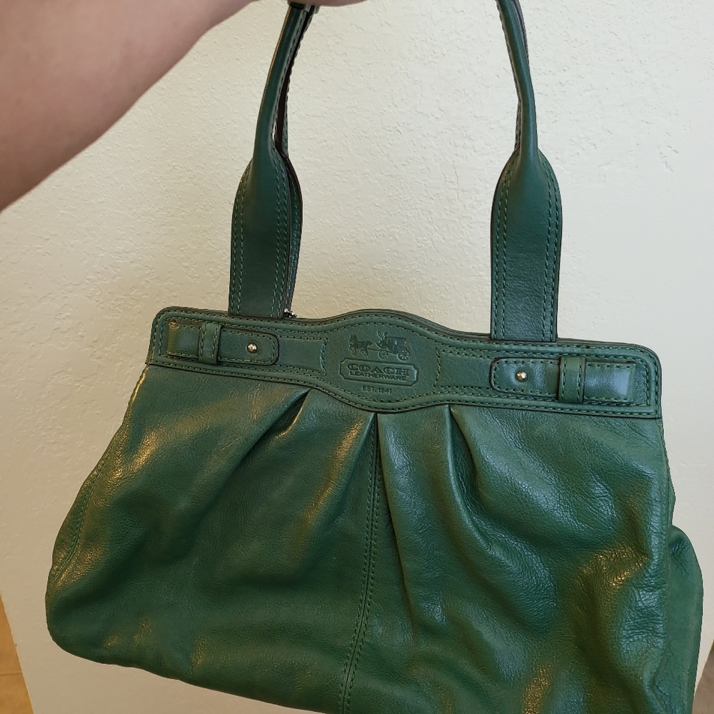 Coach Garnet Leather Handbag - Picture 2 of 5